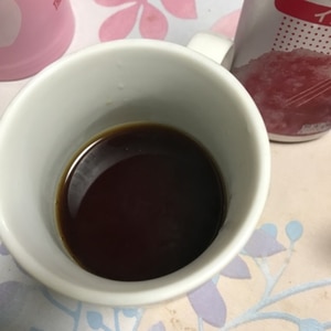 カキ氷のシロップでフレーバーコーヒー